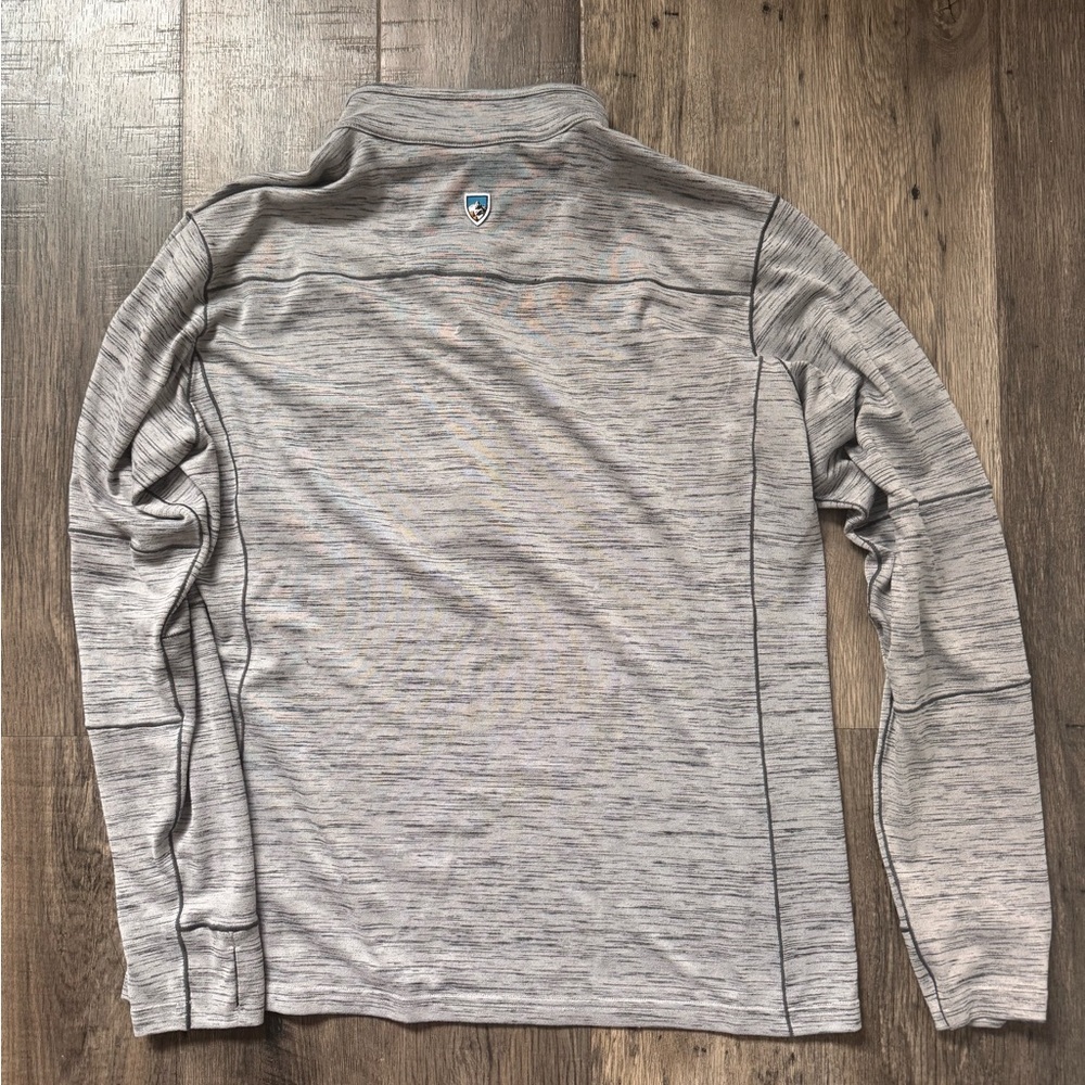 Kuhl Men's Heather Gray Quarter-Zip Pullover - Picture 4 of 4